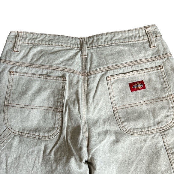 Dickies Women's Denim Cargo Cream Jeans 7 28 - Picture 7 of 16